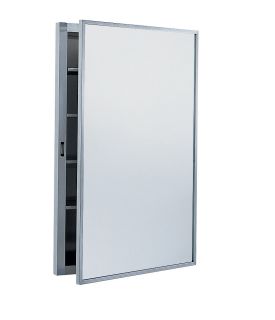 MCS Hardware Surface-mounted stainless steel medicine cabinet