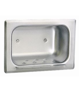 MCS Hardware Recessed Heavy-Duty Soap Dish for Stud Walls