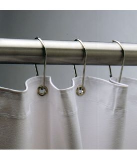 MCS Hardware Stainless Steel Shower Curtain Hooks
