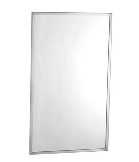 MCS Hardware Mirror with Stainless Steel Channel Frame