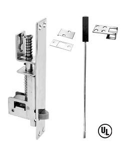 MCS Hardware Automatic Flush Bolts for Metal Doors #1560