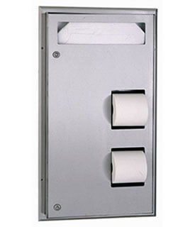 MCS Hardware partition-mounted-seat-cover-and-toilet-tissue-dispenser